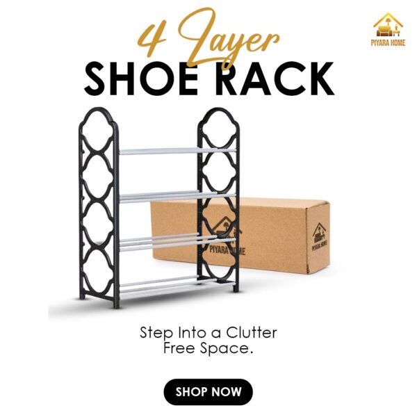 4-Layer / 5-Layer Non-Breakable Shoe Rack