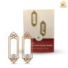 Premium Quality Wall Mirror with Candle Holder Elegant Decorative Mirror with Built In Candle Holder for Home, Office, Hotel & Living Room Décor Unique & Stylish Wall Accent Piece - Image 2